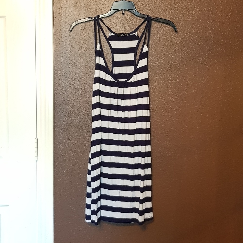 Blue n white dress